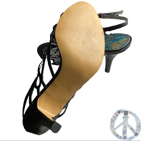 $10$ add on MARC Fischer black sling back strappy heels. Size 7.5 m - Picture 8 of 13